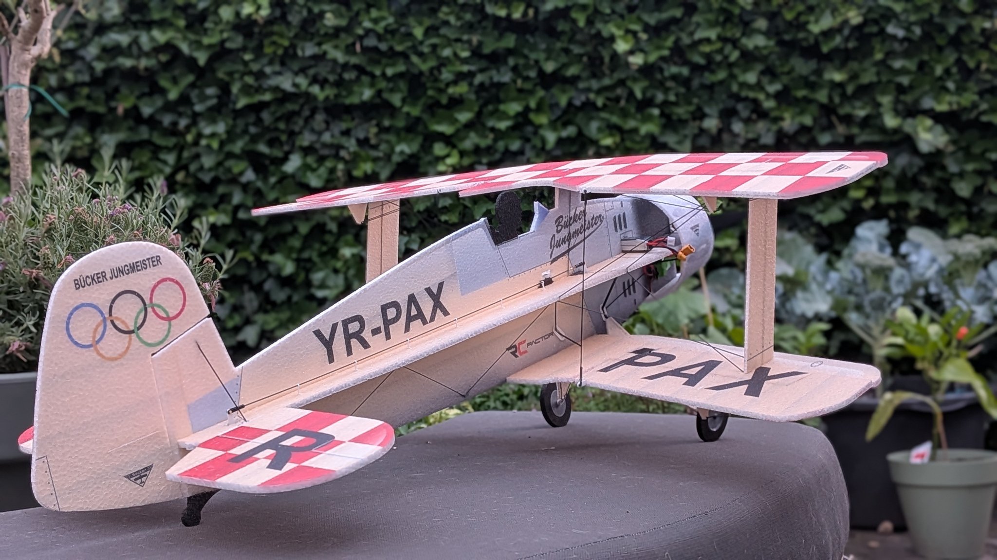 HALF SIZE OF THE REAL THING ! 50% scale Bucker Jungmeister