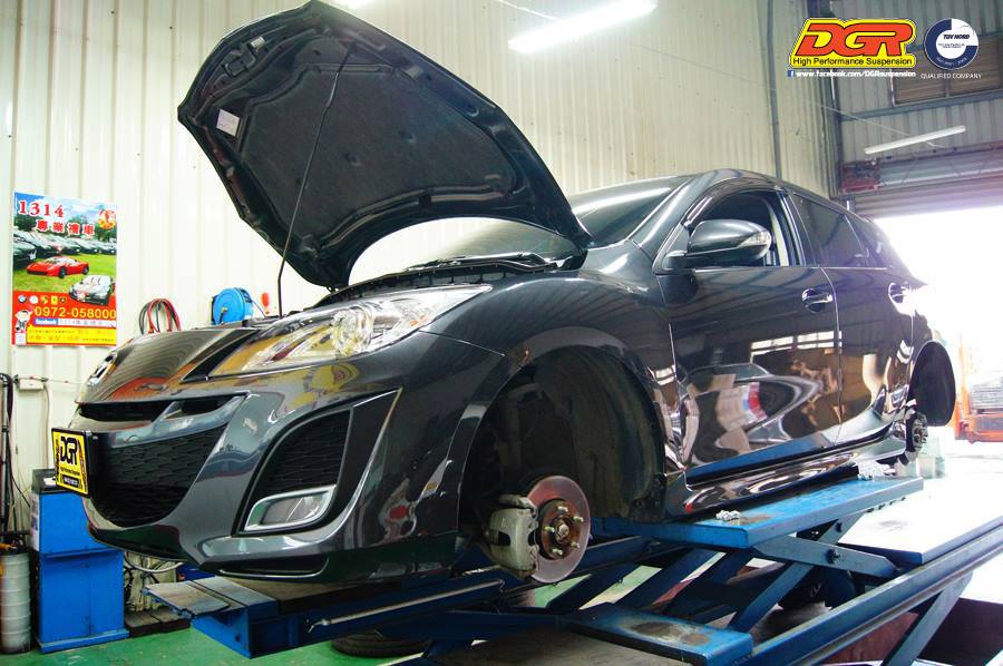 DGR - โช๊ค สตรัทปรับเกลียว DGR ในรถ MAZDA3 BL DGR Suspension ที่สุดของ ...