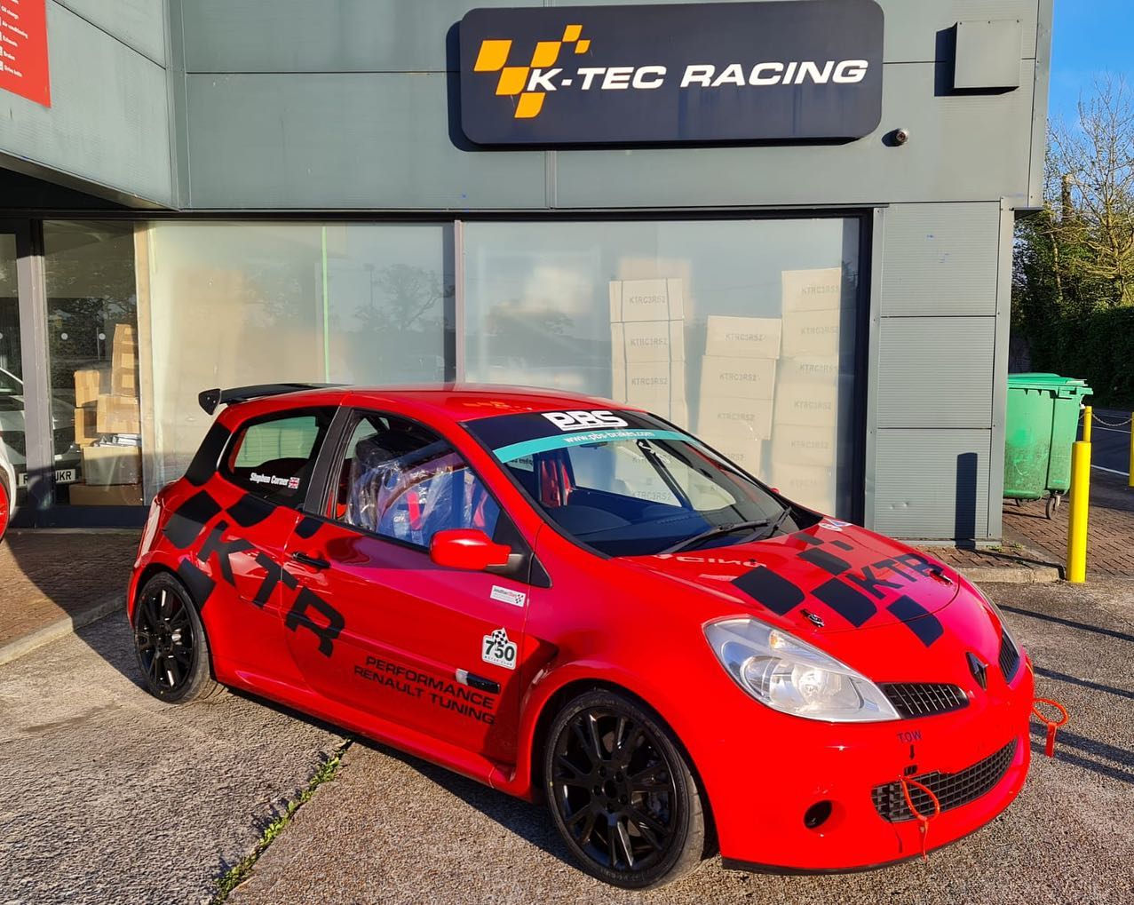 Our new Clio 3 RS race car just before... - K-Tec Racing Ltd | Facebook