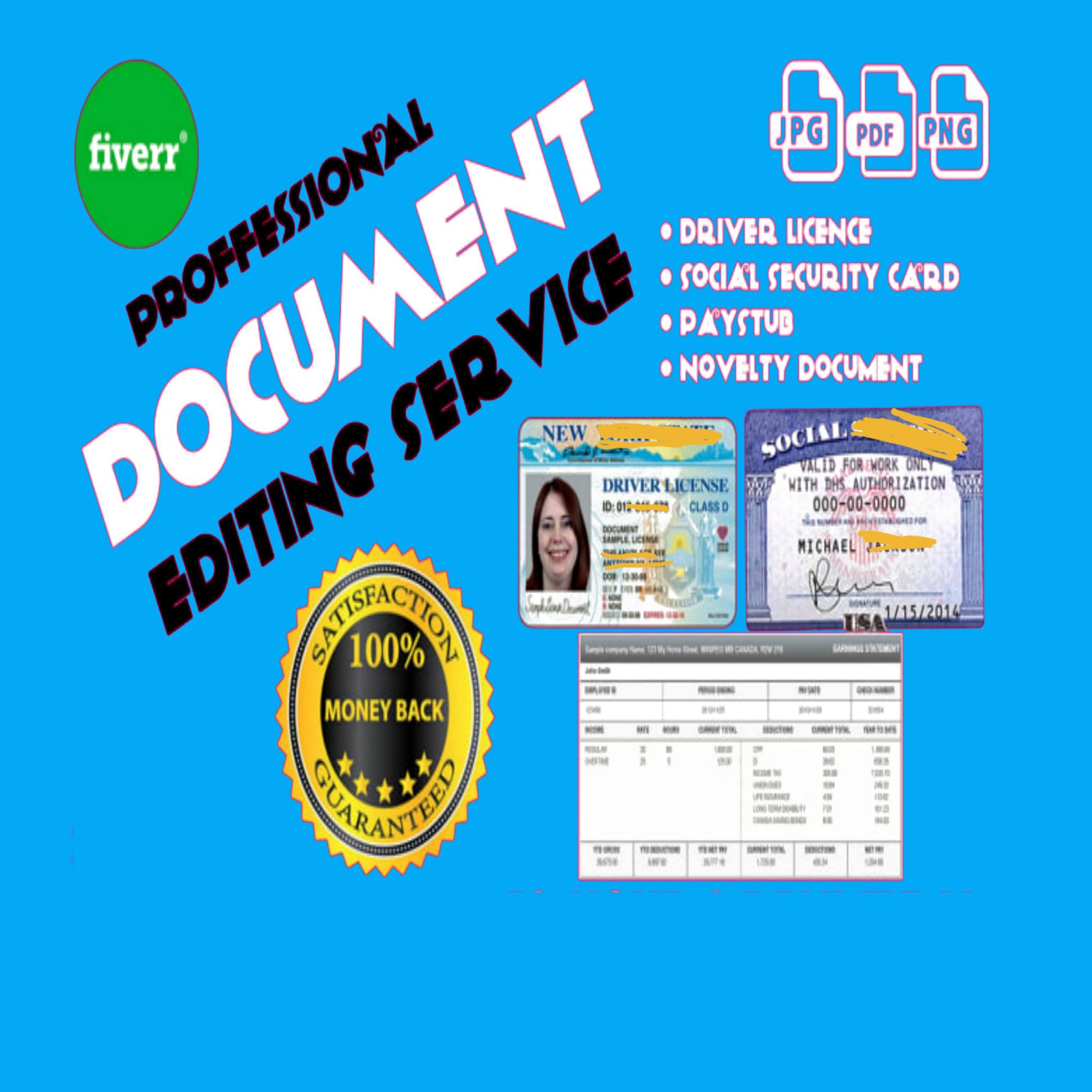 Paystubs and Docs Editor