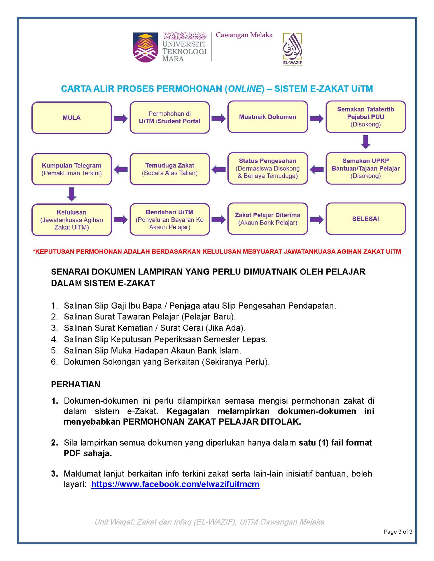 El Wazif Uitm Cawangan Melaka Startseite Facebook