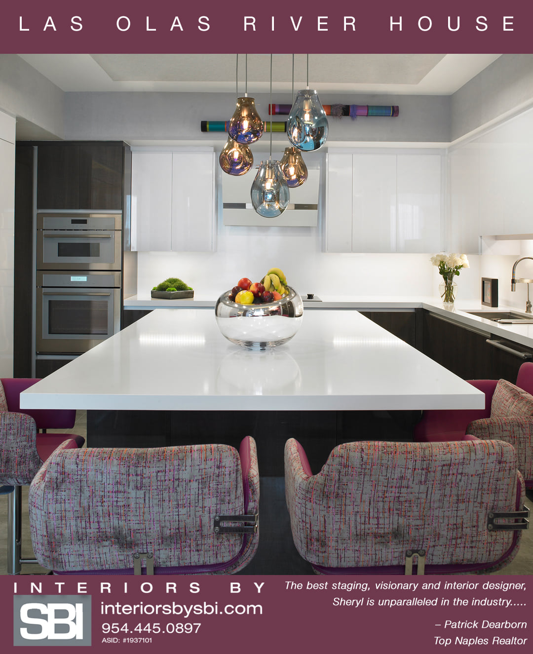 Las Olas River House Interiors By SBI... - Interiors By SBI