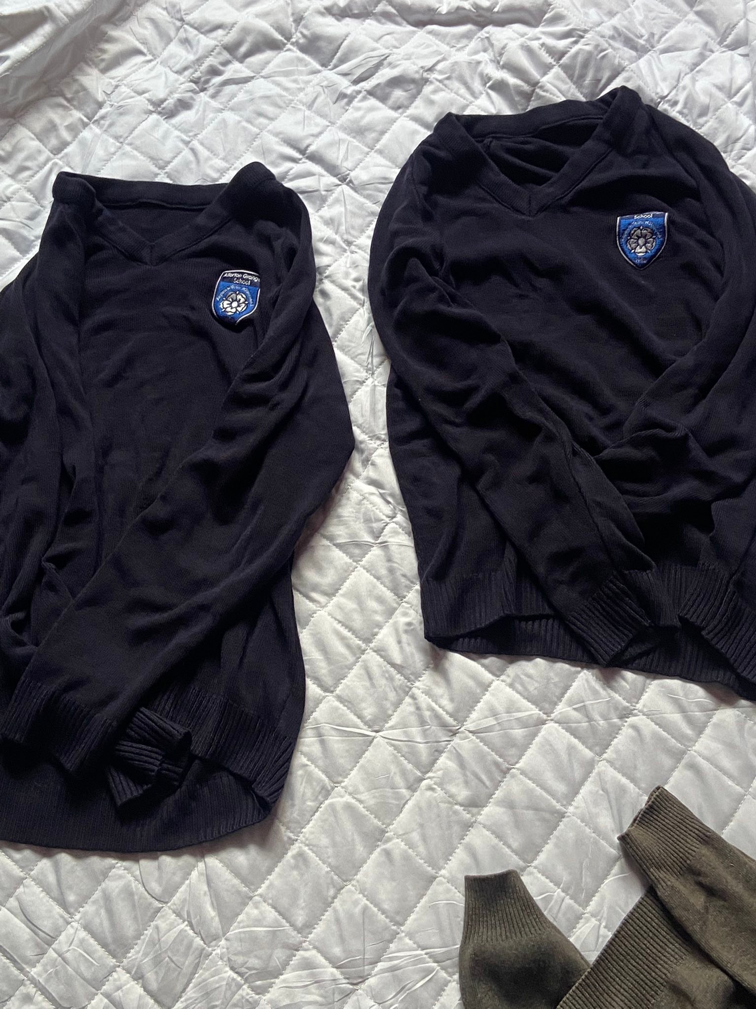 2allerton grange blazers size year 9/11 £5 for both Year 11 navy 