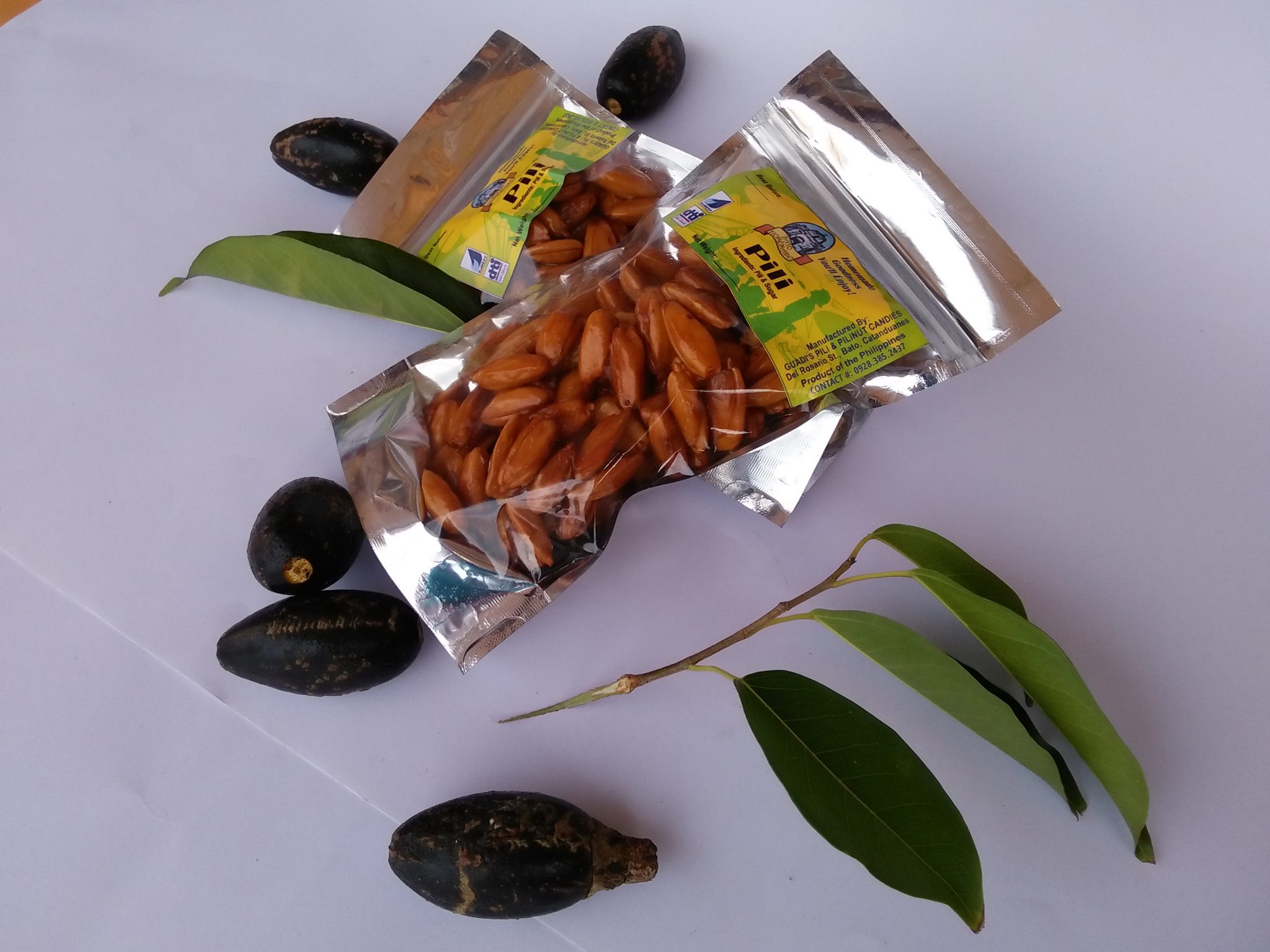 Pili nut and pilinut candies
