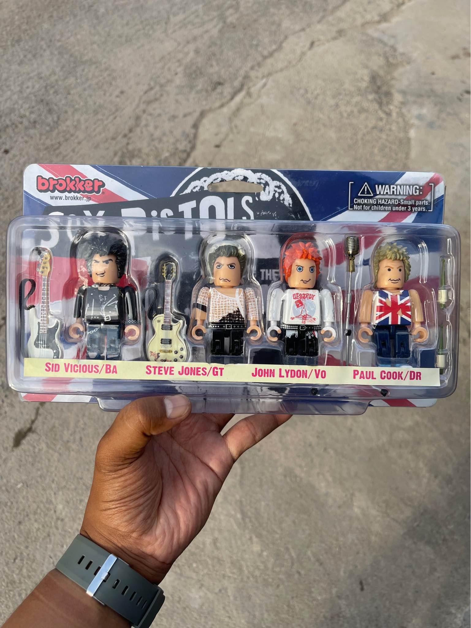 The Sex Pistols brokker 4 Figure Set Collectable Action Figure 