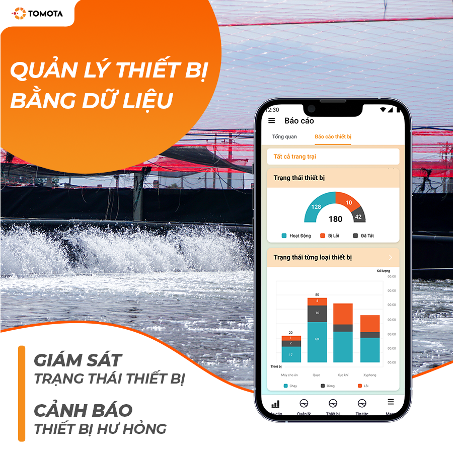 Quản lý... - Tomota - Hệ thống quản lý trại tôm phổ biến nhất