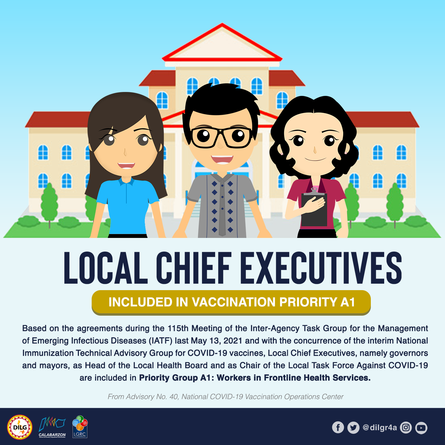 DILG - LOOK • Local Chief Executives are Included in Vaccination ...