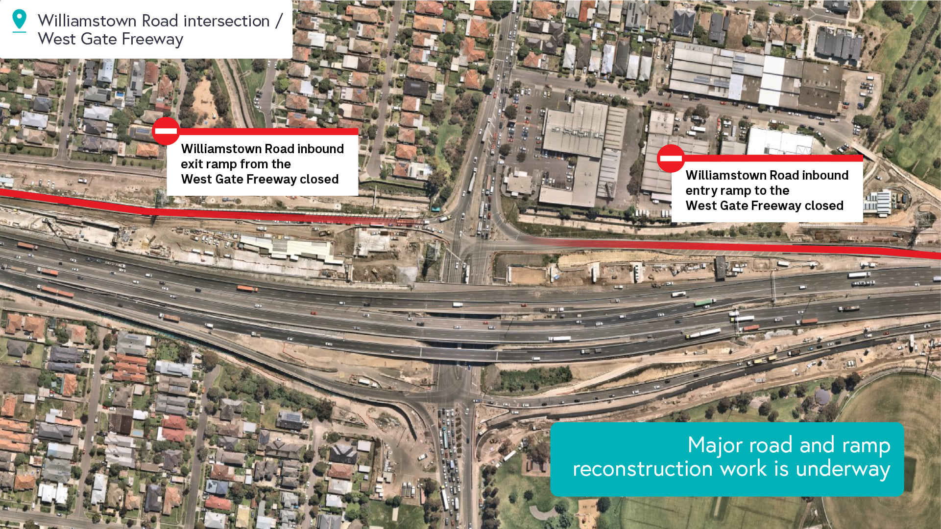 ⚠️ Major 24/7 closures at the... - West Gate Tunnel Project