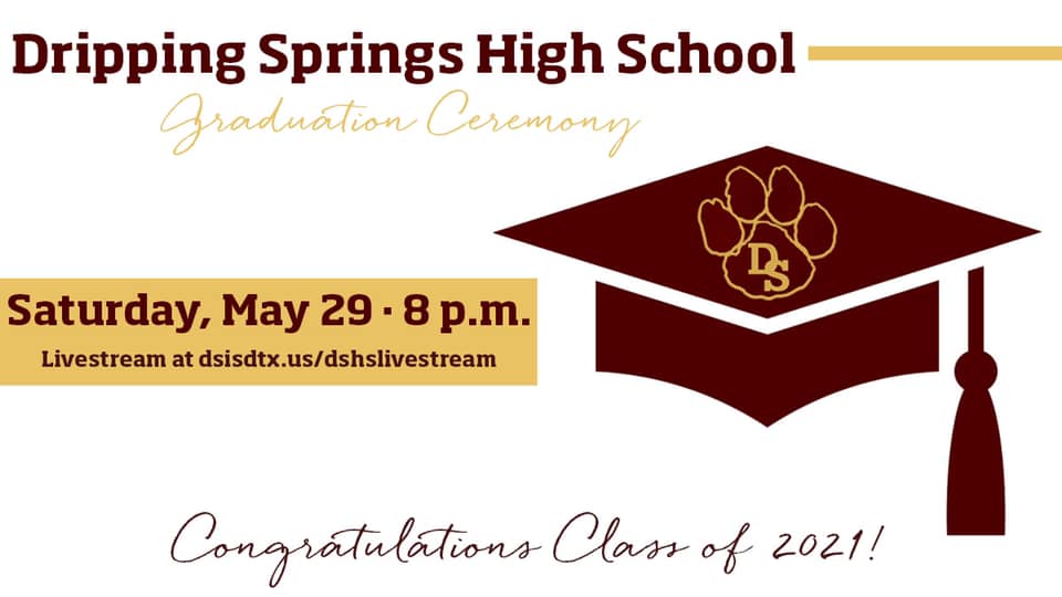 The DSHS graduation ceremony has... - Dripping Springs ISD | Facebook