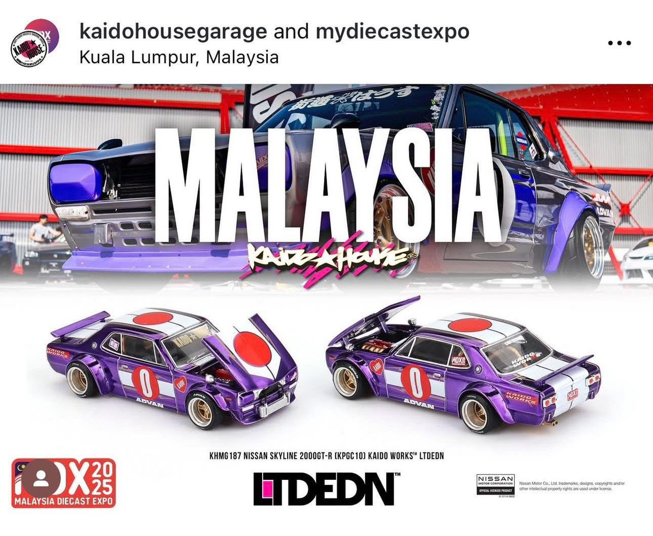 Limited edition Kaido house cars for sale from Malaysia