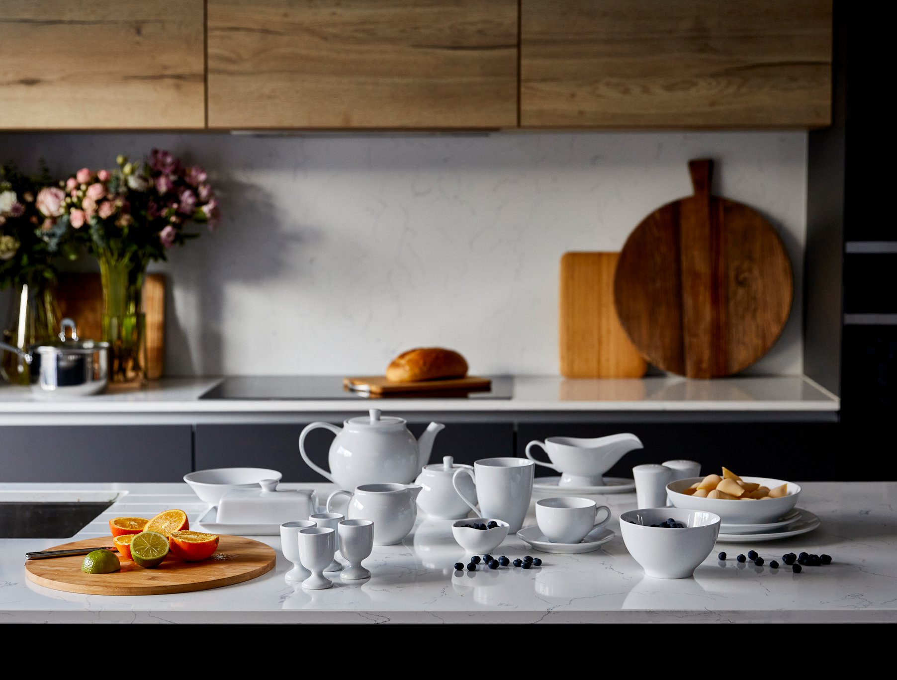 Dunnes Stores - This crisp white set would look perfect on...