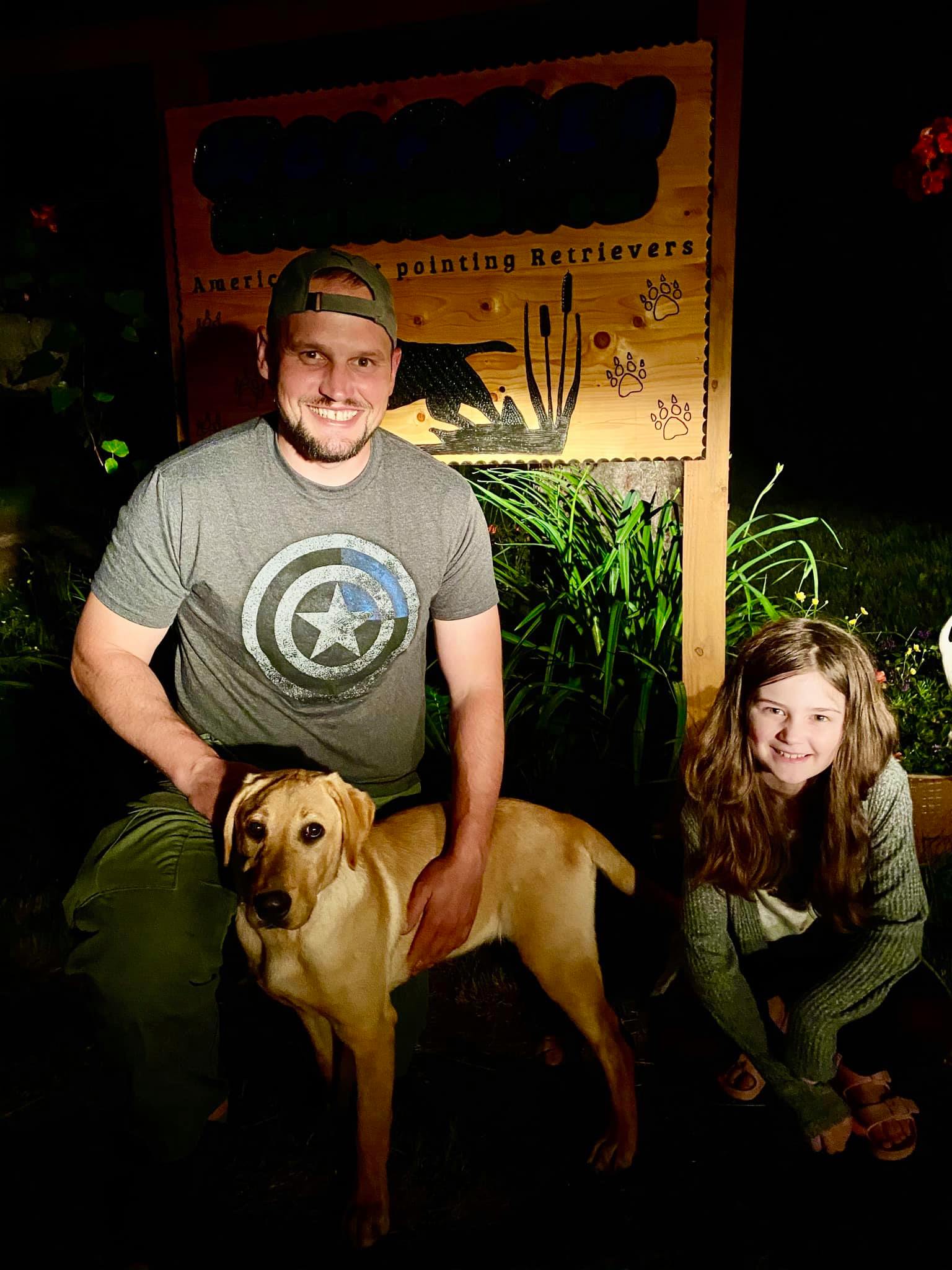 Congratulations Matthew... - Wolfe Den Labrador Retrievers