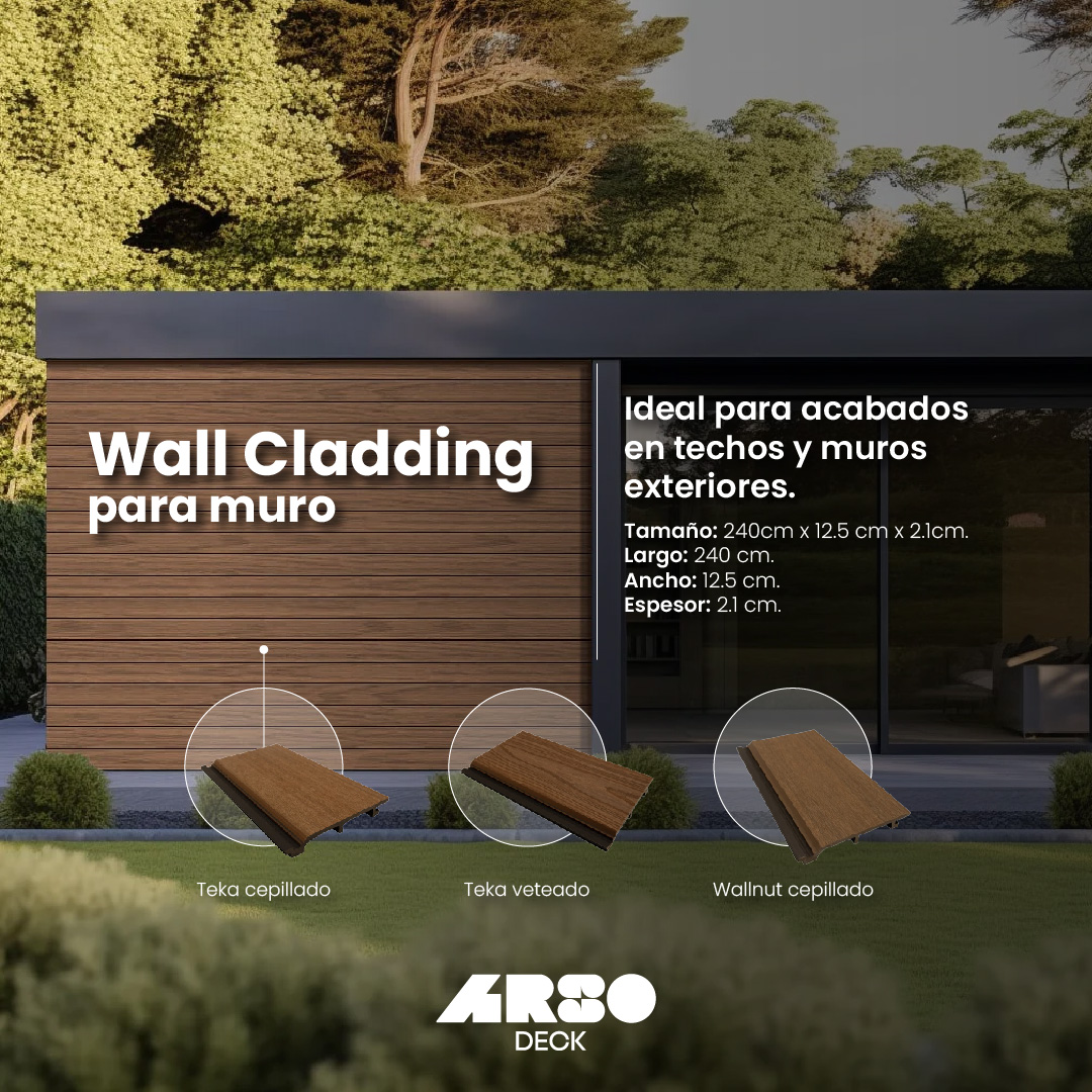 Arso Deck - ¿Ya conoces nuestro Wall Cladding para muro?... | Facebook