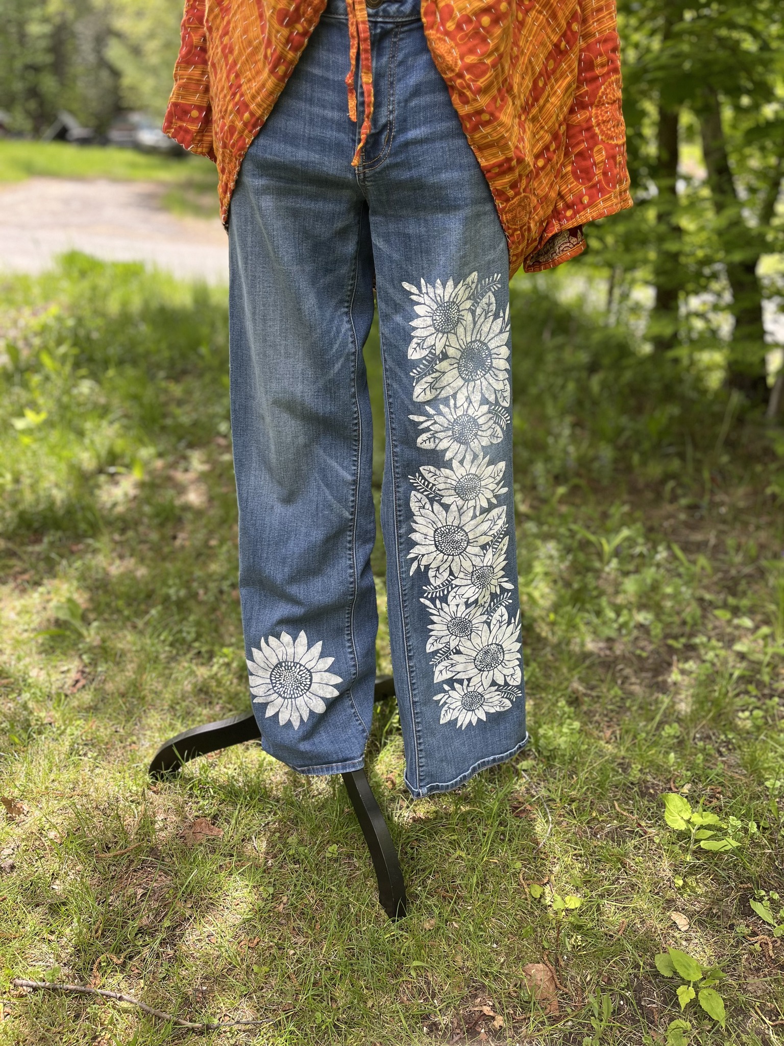 Paint stencil Denim Class