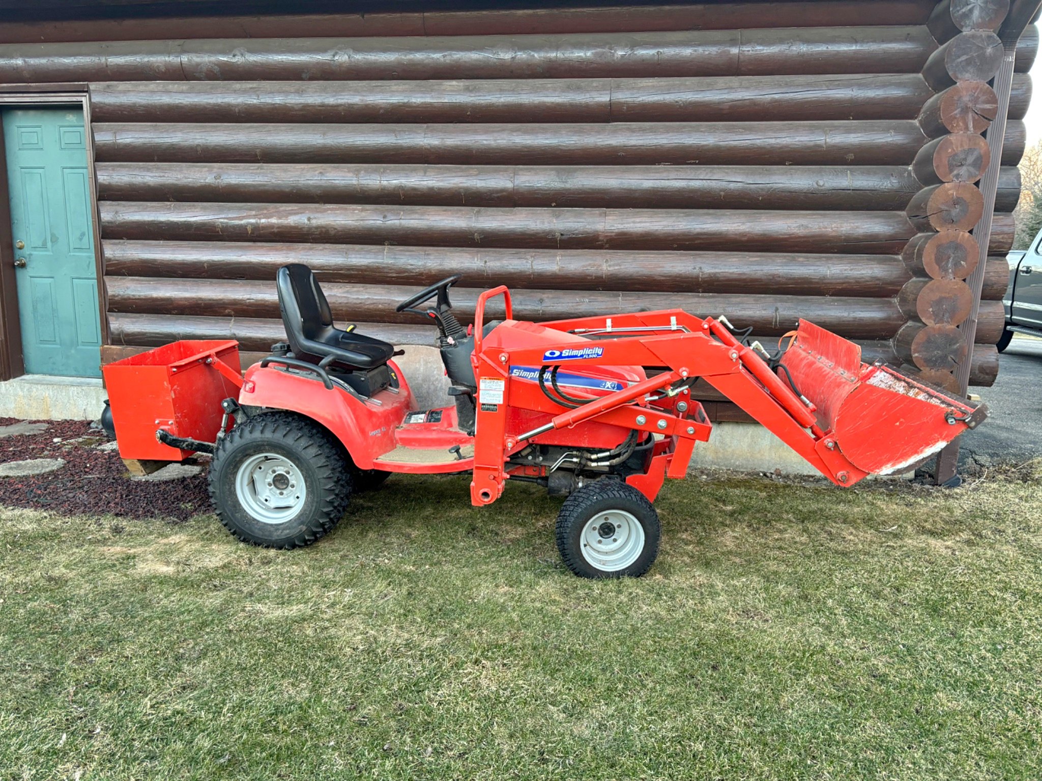 Simplicity Legacy XL with front end loader - Lawn Mowers - Hartford ...