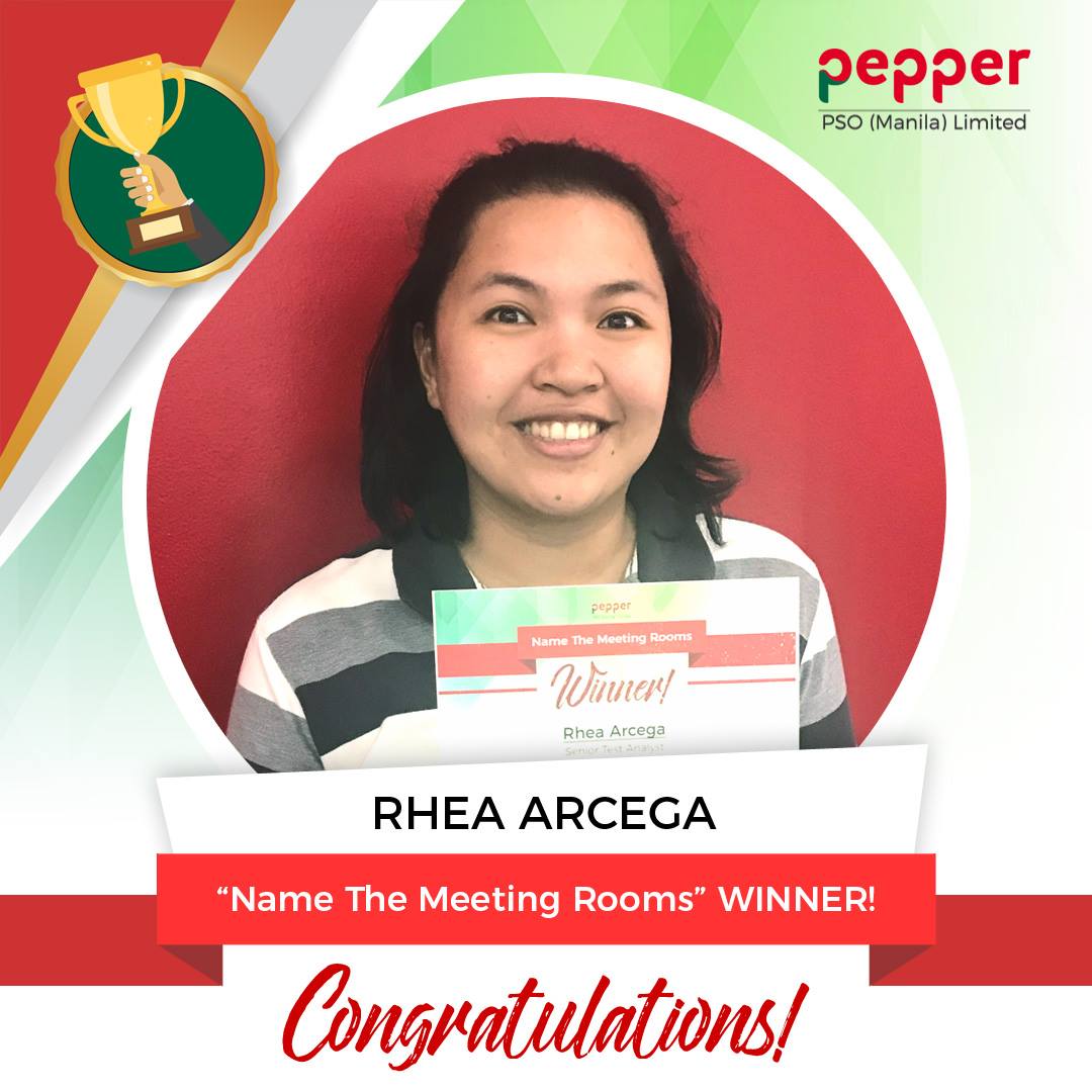 PSO Manila - Congratulations, Rhea! Winner of Name the...