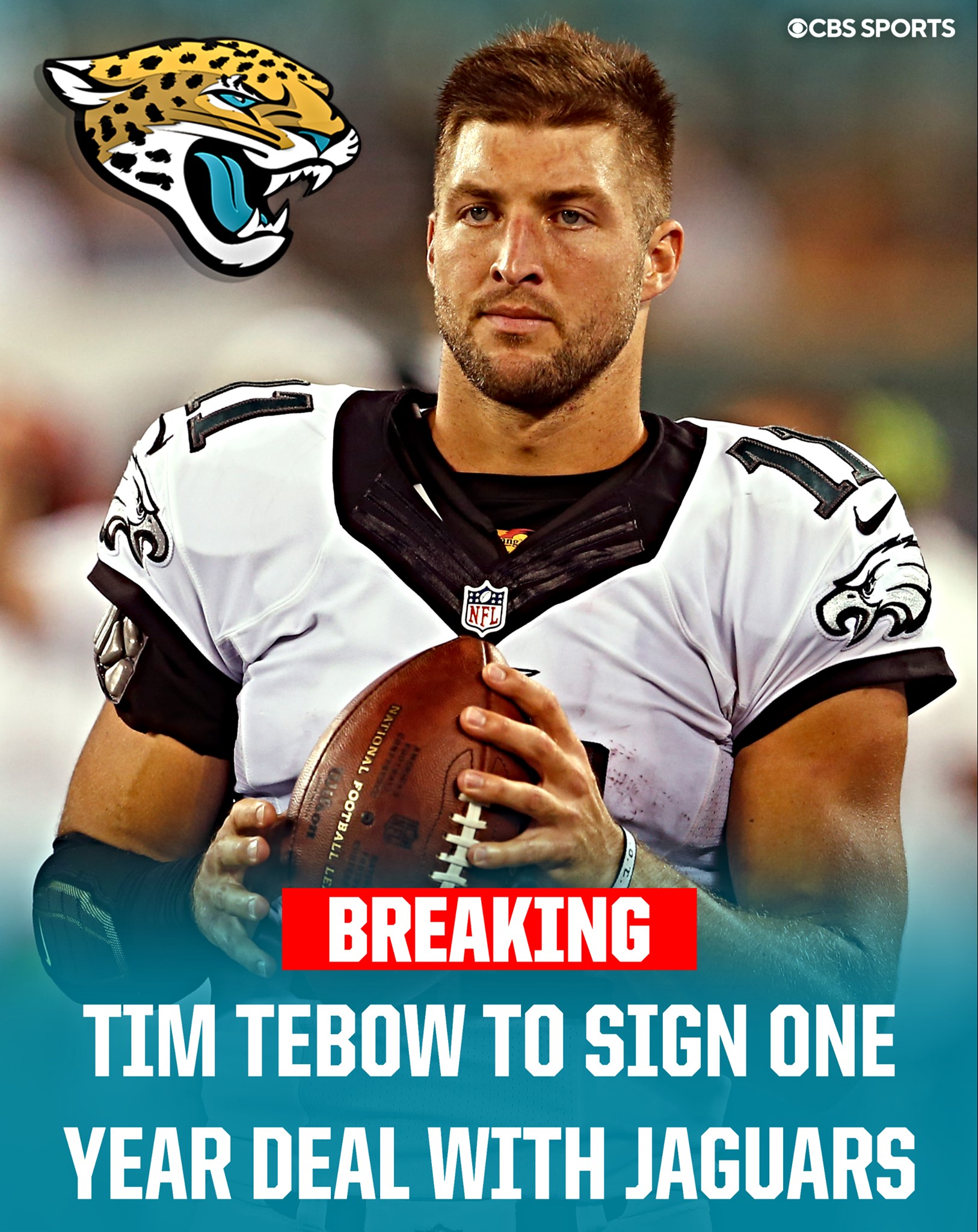 NFL on CBS - Welcome back, Tim Tebow!!