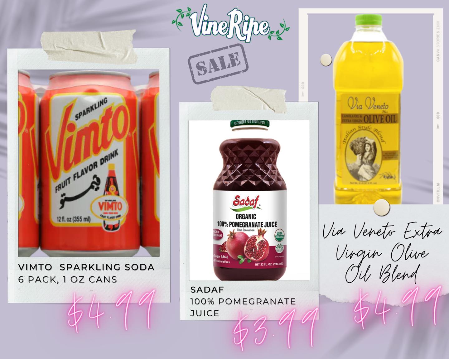 ⭐️Vine Ripe ⭐️ Weekly Specials... - Vine Ripe Specialty Foods