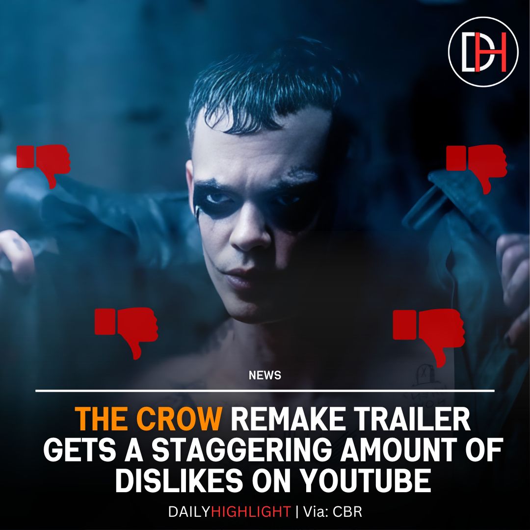 DC - The sheer amount of dislikes in The Crow remake's trailer suggests ...