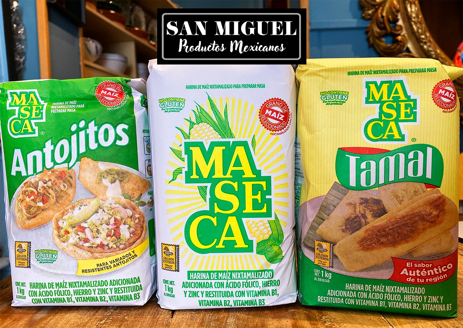 San Miguel Productos Mexicanos - MASECA PARA TAMALES, MASECA PARA ...