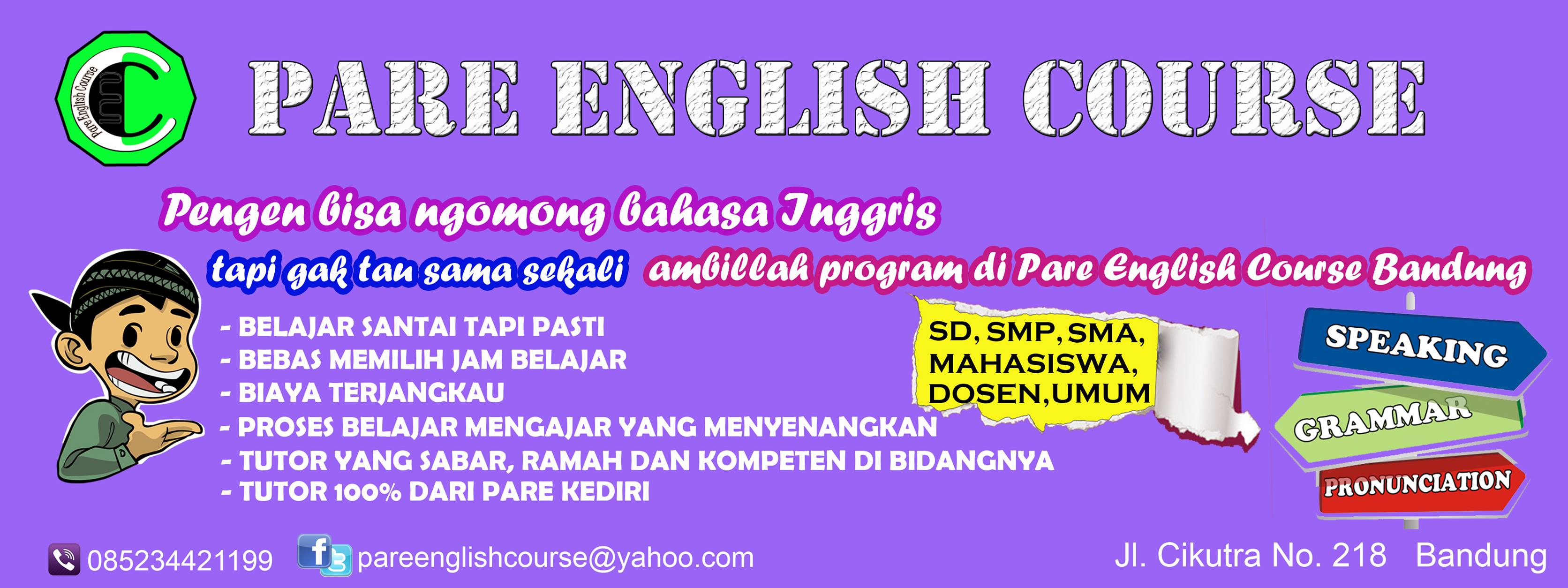 Pare English Course - PEC | Bandung