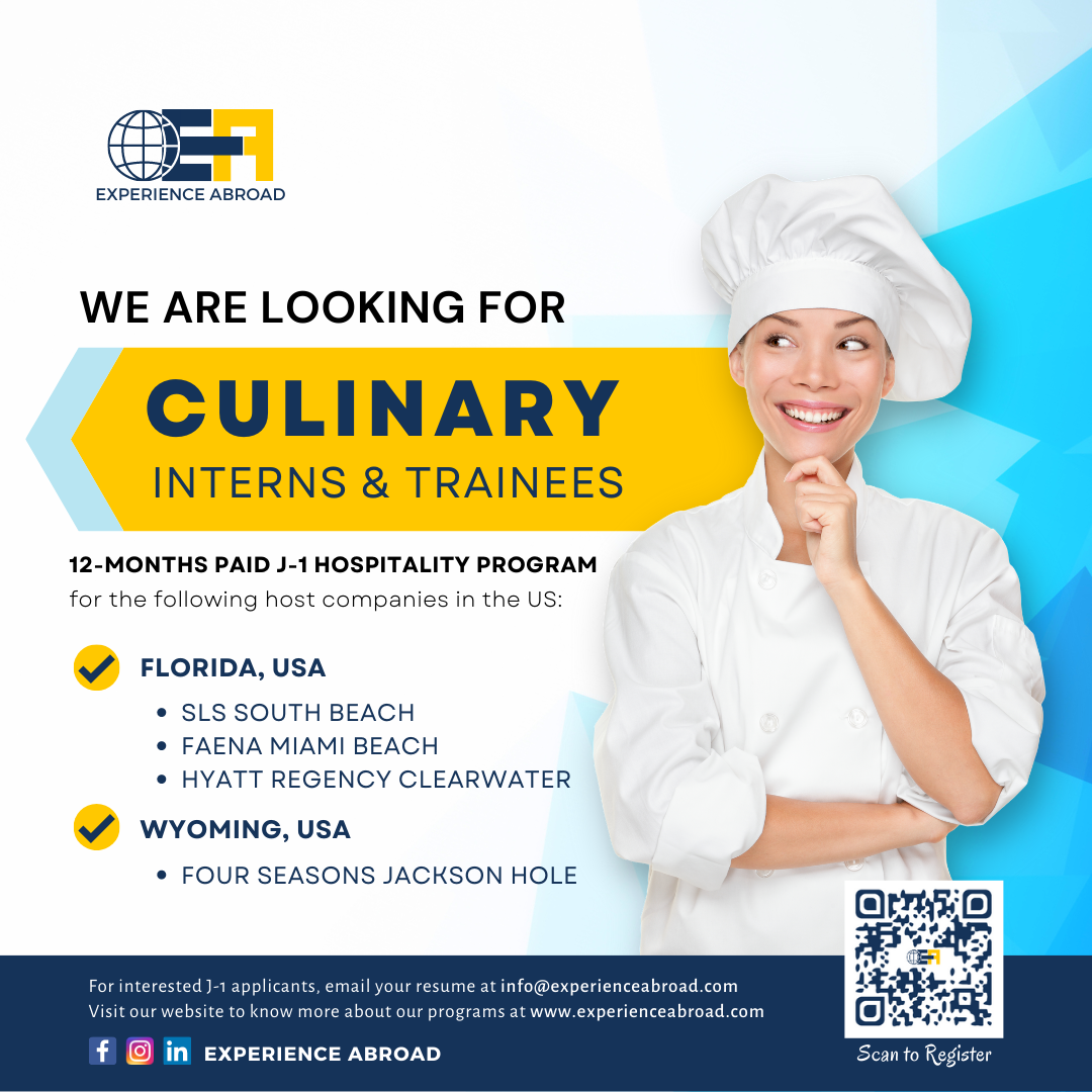 Experience Abroad - Calling all culinary students, graduates, and ...