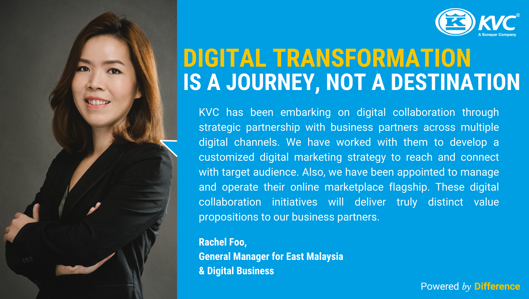 KVC - KVC has been aggressively pursuing digital transformation in ...