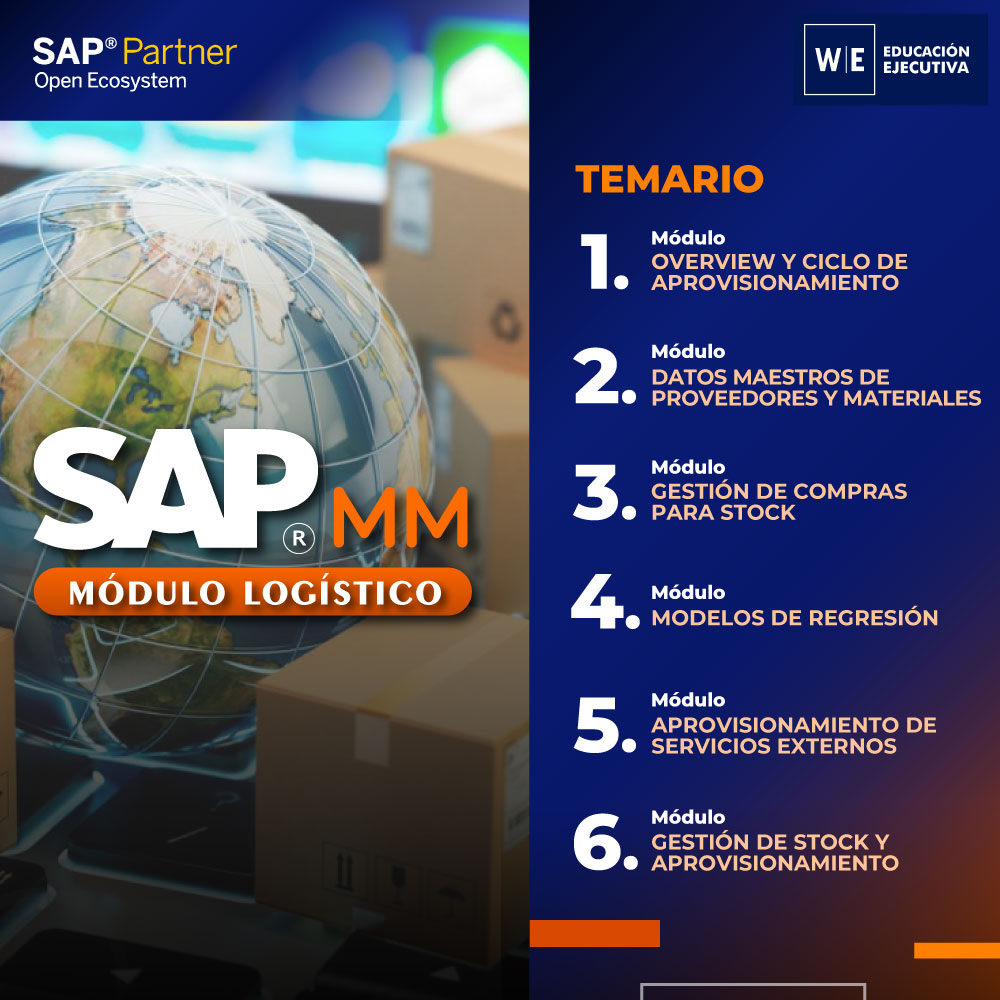 #Curso SAP MM | Módulo Logístico... - WE Educación Ejecutiva | Facebook