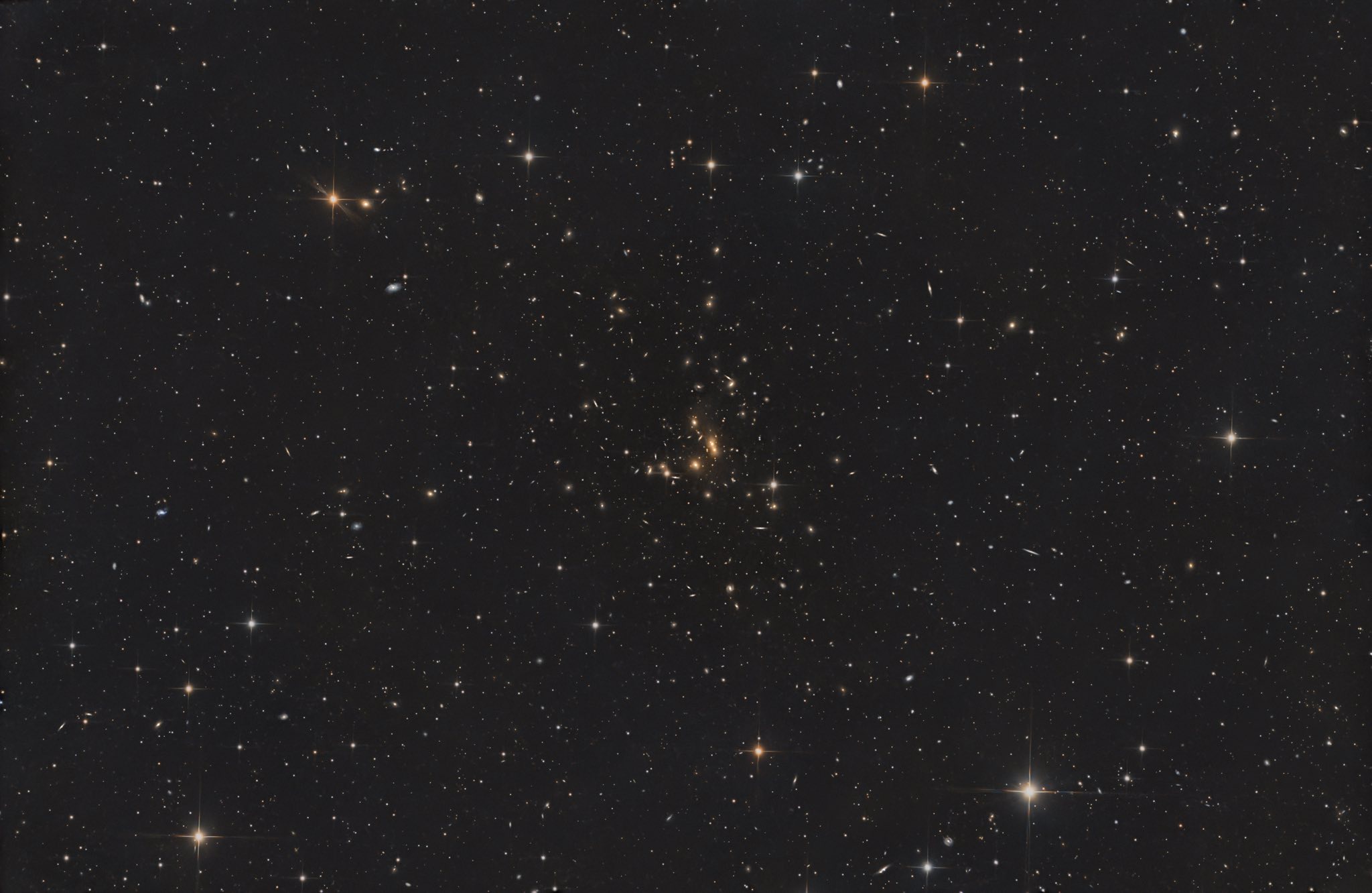 ハッピー、No.85 Abell 1656, the coma cluster from Belgium Setup : TS250/1000, zwo