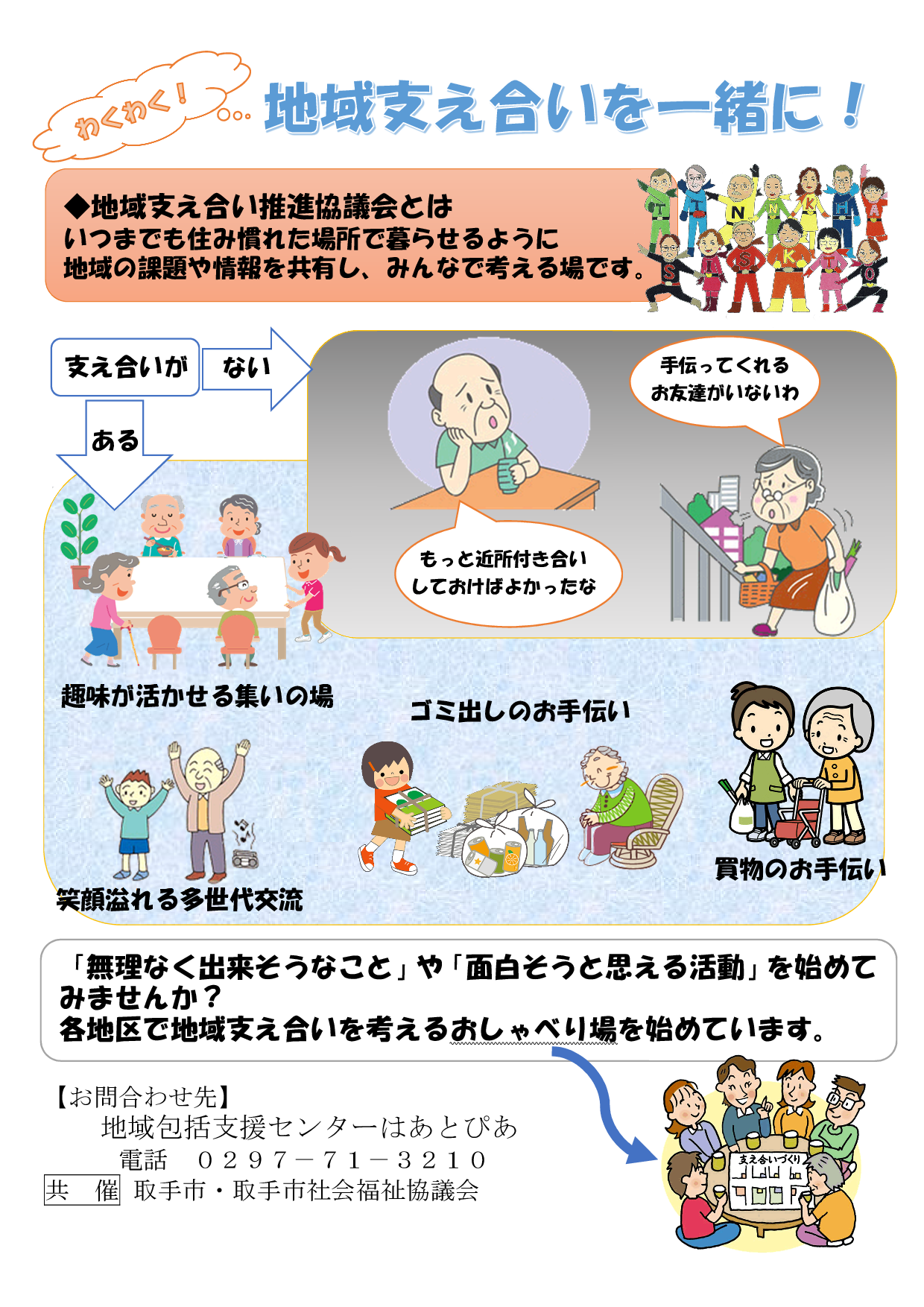 取手市地域支えあいはあとぴあ