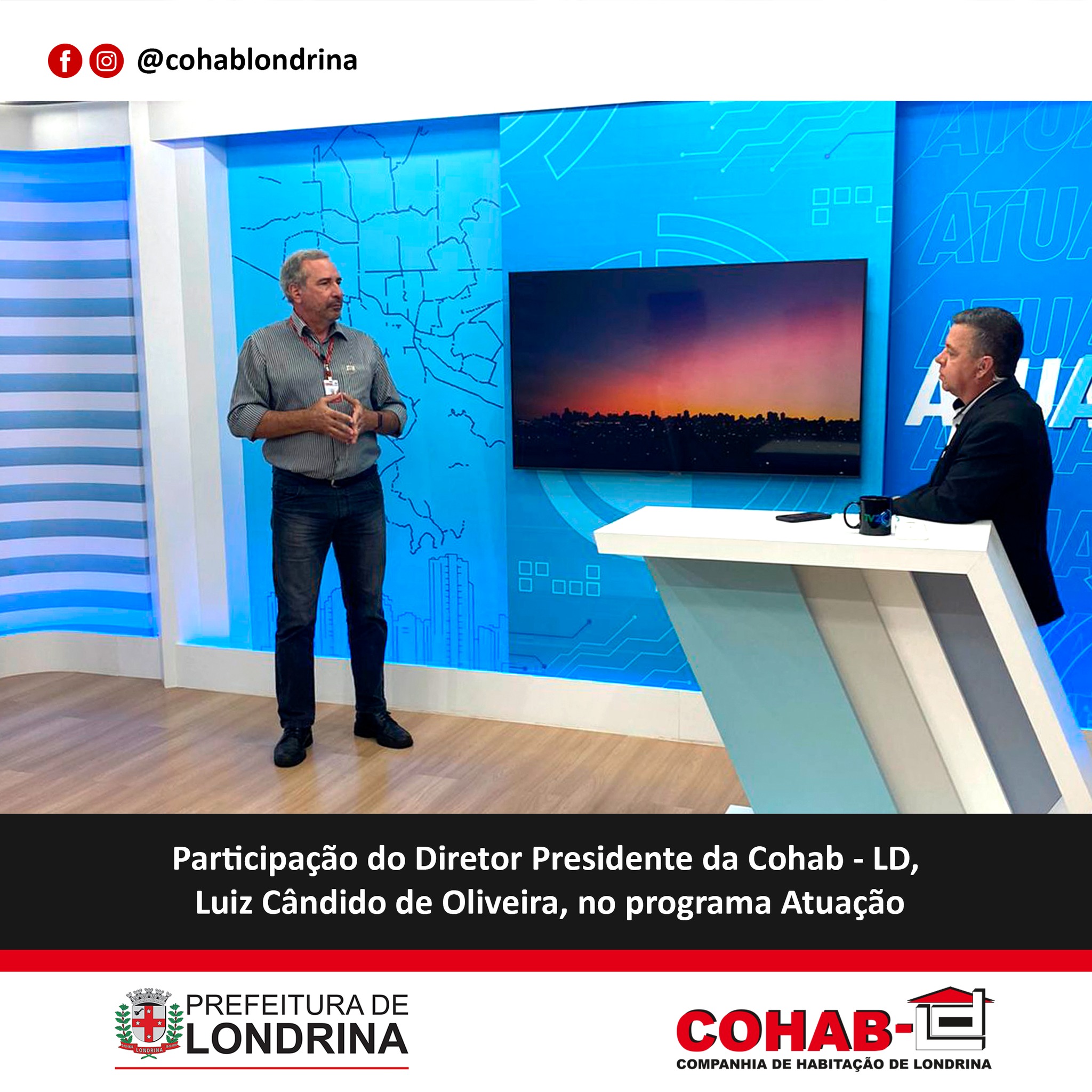 Cohab Londrina - Hoje (13), o Diretor Presidente da Cohab... | Facebook