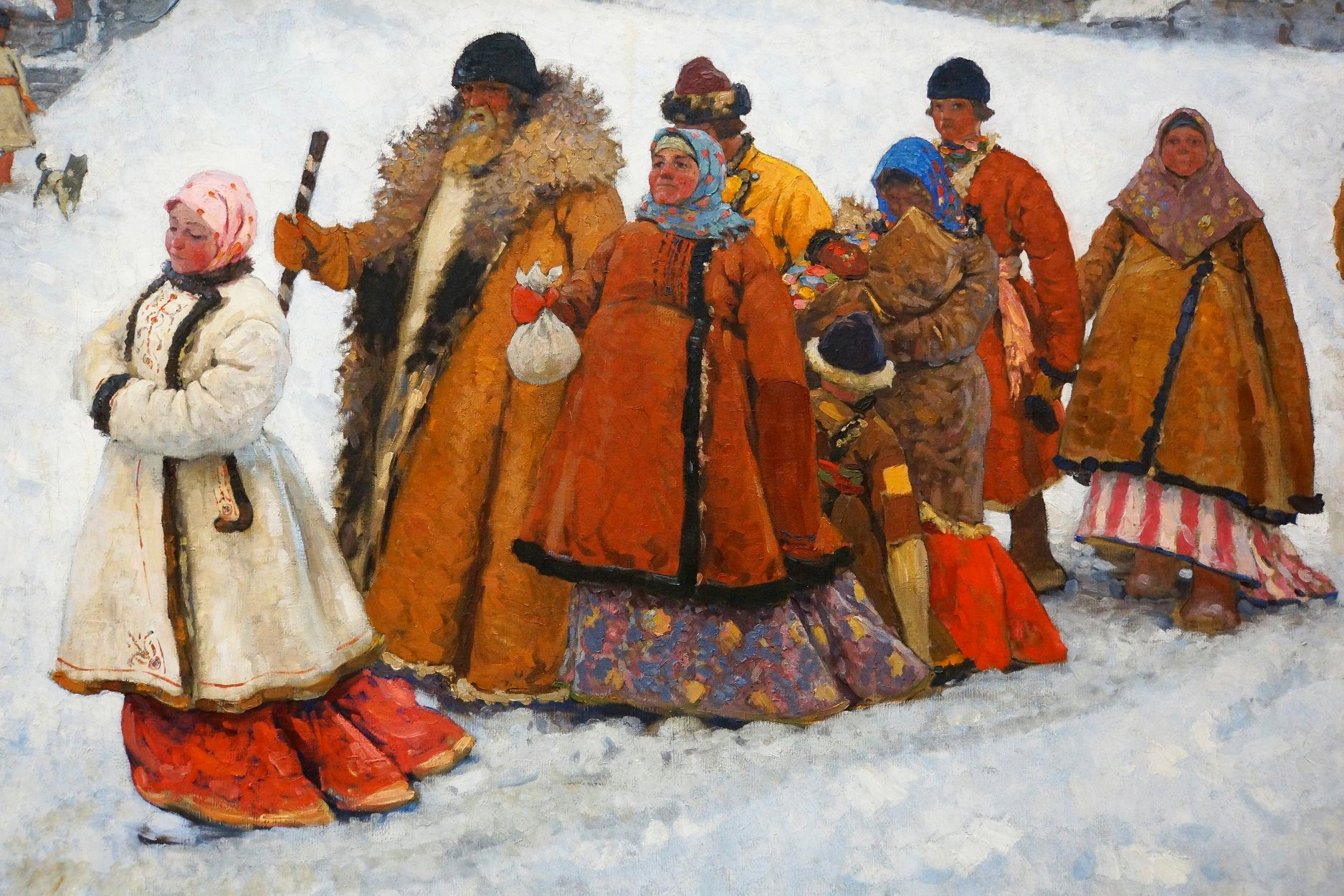 A return, a question, a shock Painted in 1897 by Nikolai