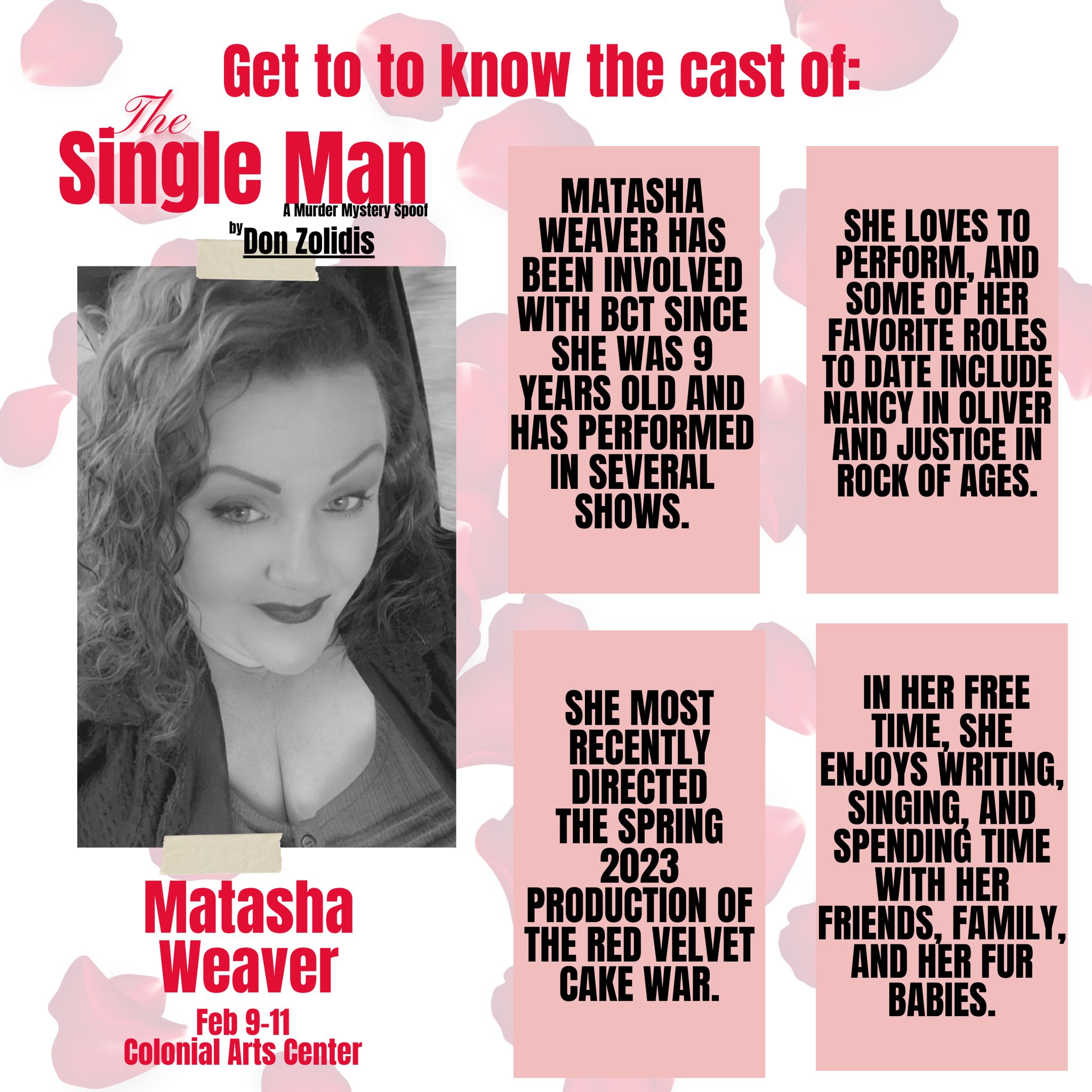 Meet our cast! Check out... - Buckhannon Community Theatre