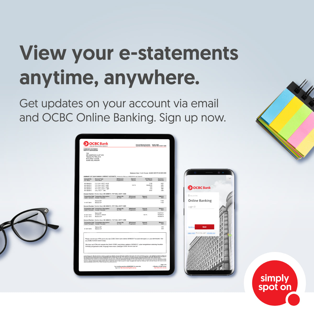 OCBC - Free yourself from the hassle of receiving, storing...