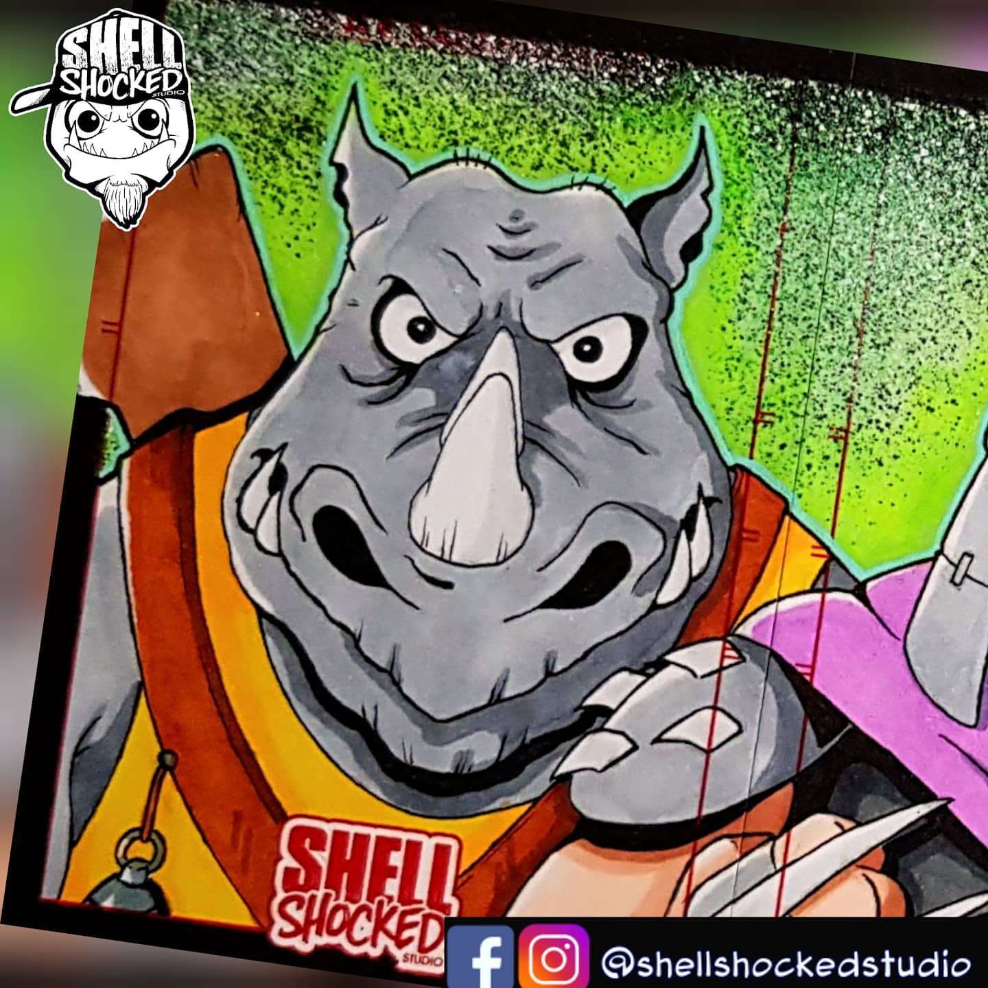 80's TMNT ( the Bad Boys ) 3 card... - Shell Shocked Studio
