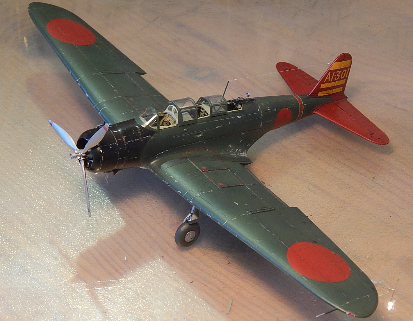 Nakajima Type 97 B5N2 Kate model from Hasegawa