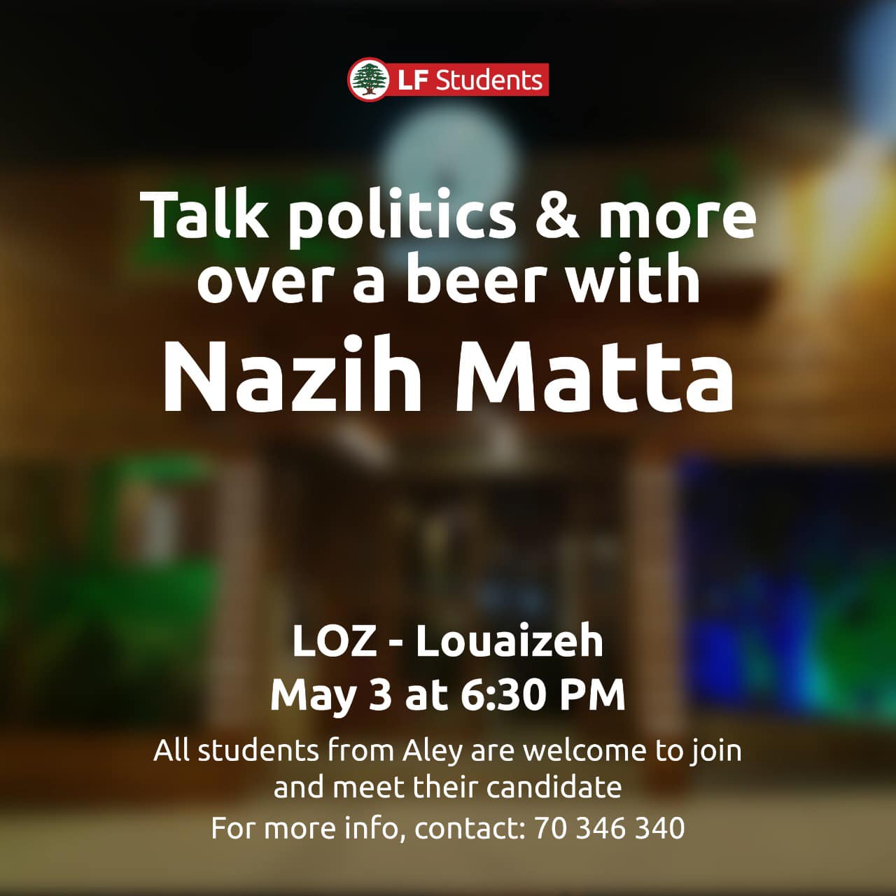 Lebanese Forces students-LU Hadath Campus