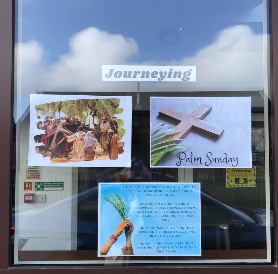 New Holy Week window display! - Christ Church Creekmoor