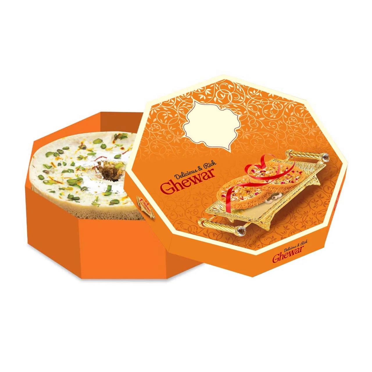 Corel - Ghewar Mithai Box Coreldraw Design Template https://corelbazaar ...