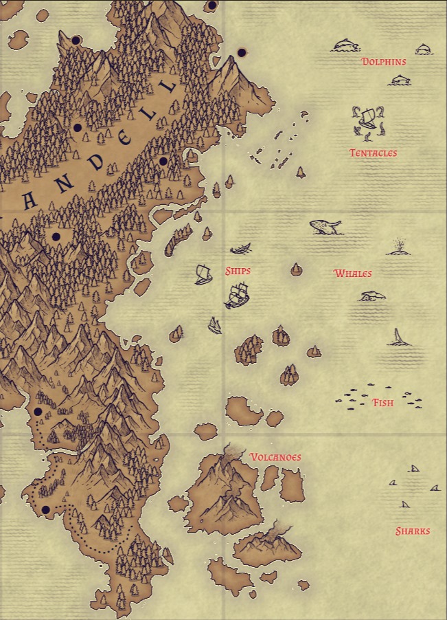 Inkarnate - 📜 New Art: Parchment Water & Volcanoes 📜 . We... | Facebook