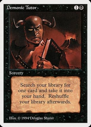 What does everyone think the new Kieran Yanner demonic tutor will