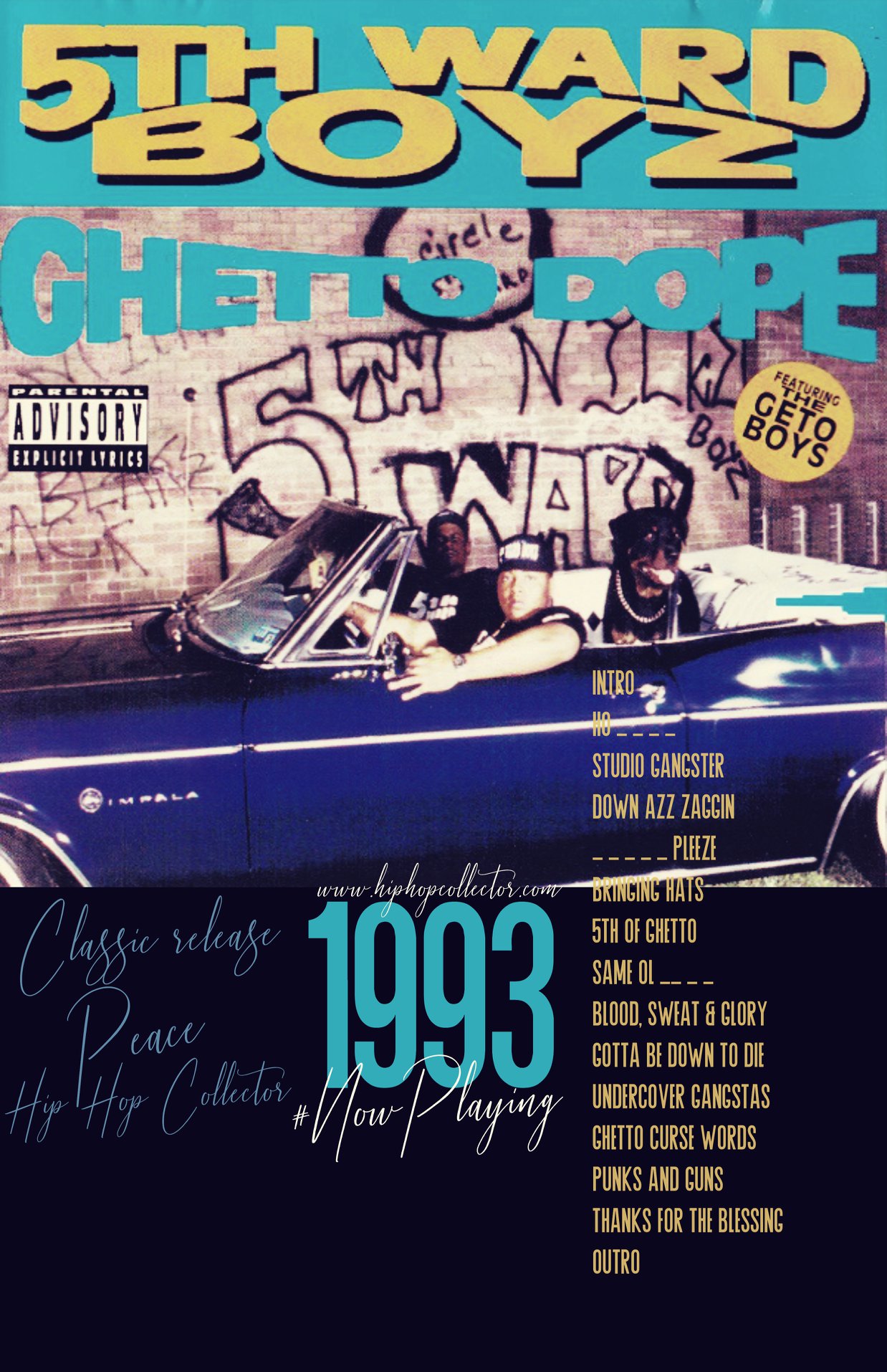 5th Ward Juvenilez - G-Groove (ft. Darlene) (1995)