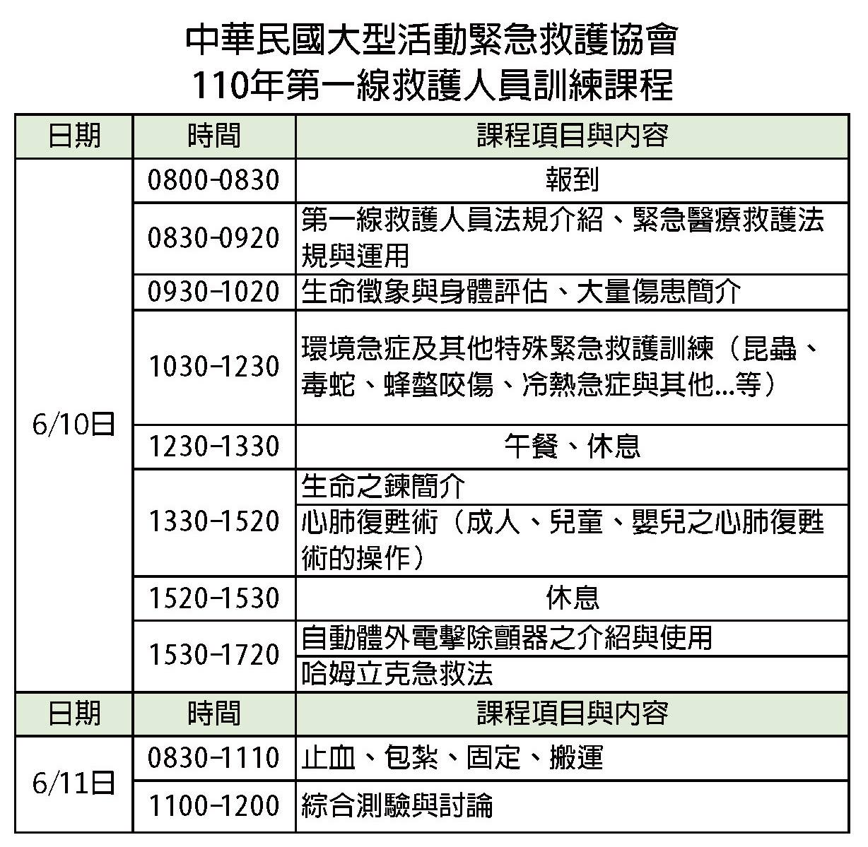 中華民國大型活動緊急救護協會 Home Facebook