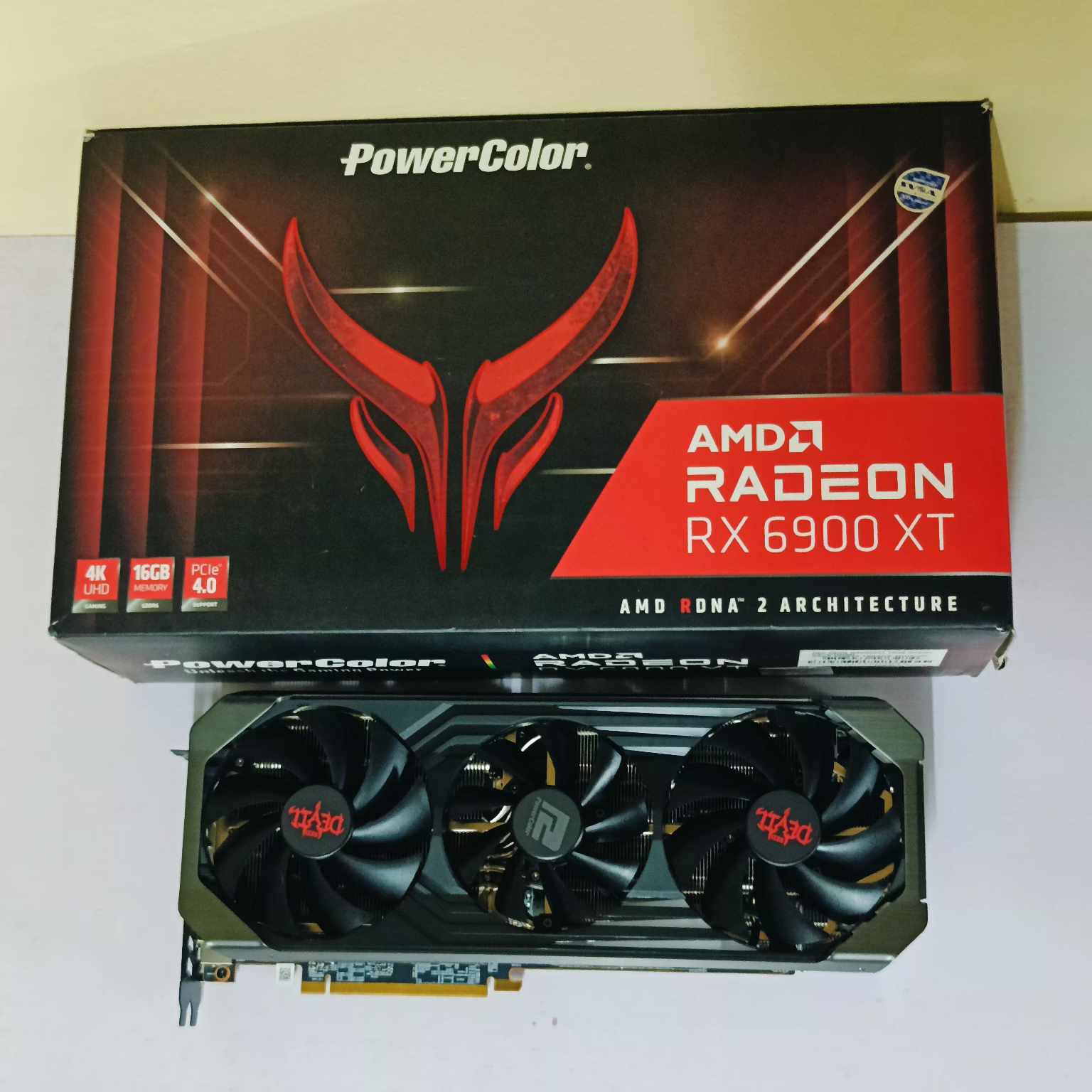 RX 6900XT POWER COLOR RED DEVIL AMD RADEON 16GB GDDR6 ประกัน 11/24 