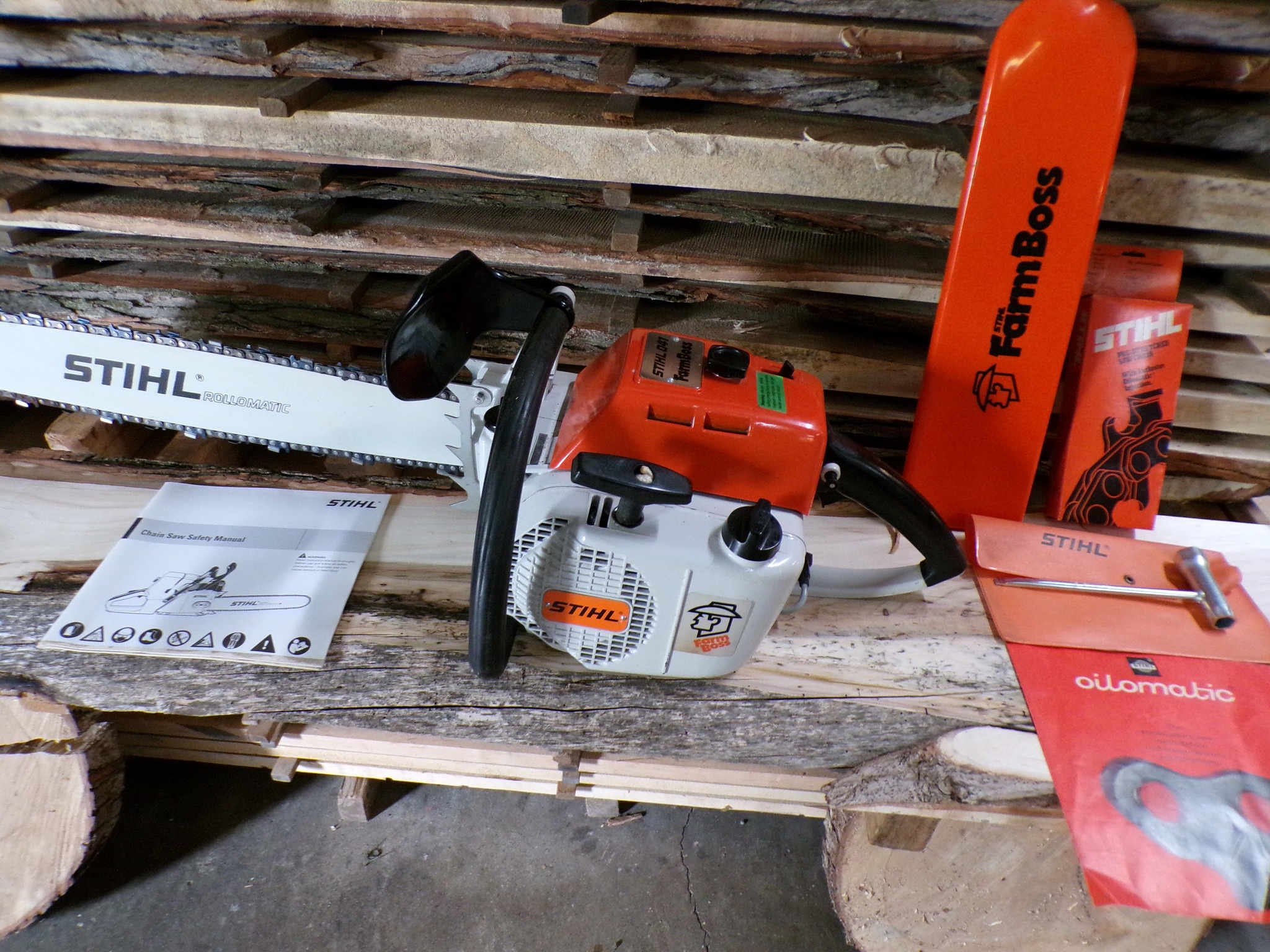 Fully restored Stihl 041G chainsaw