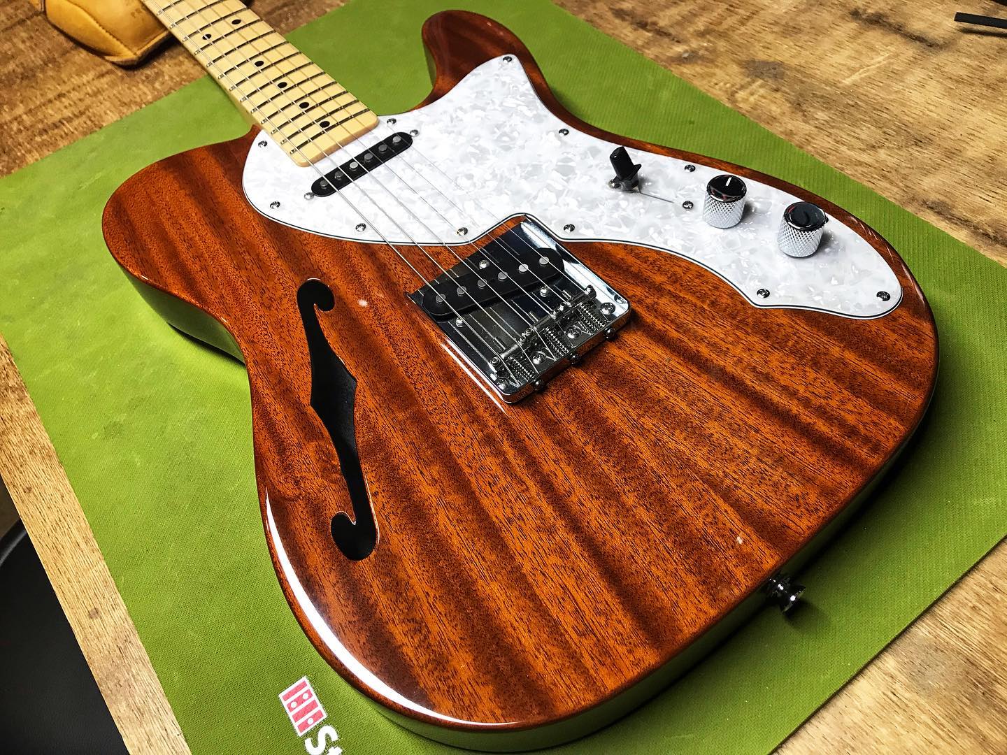 Had my squire classic vibe telecaster modified. It's a beast.