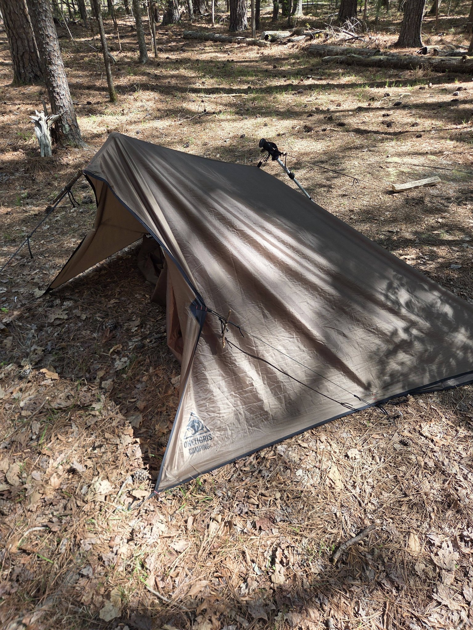 zelt der samen vier buchstaben CampFeuer Tipi Spirit für 4 Personen | 3000 mm Wassersäule | Braun Color:SILVER/FOREST GREEN TRIM Grosse Schwester Ortlieb Safe It Support
