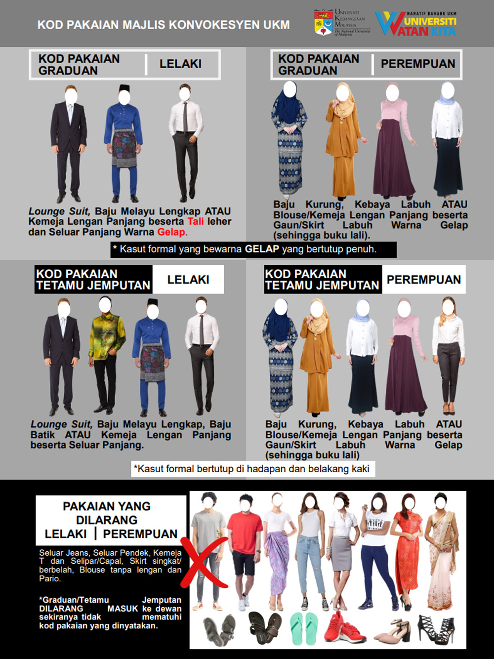 formal dress code in malaysia UNIMY RAYA AIDILFITRI CELEBRATION 2019 ⚠ Wasn't sure or don't know what to wear & what you shouldn't wear? We are here to share with you these suggestions! 👏🏼 For Les Marques: Bresciani