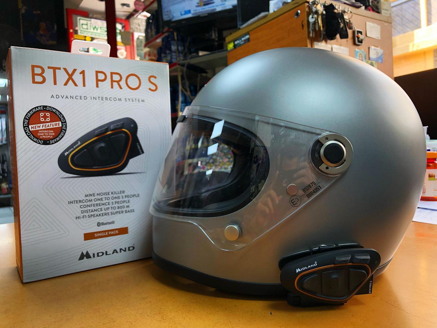 Spoiler - Midland BTX1-PRO S ADVANCED Intercom System Installed by 