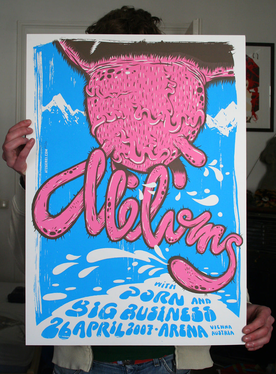 Kyuss × Melvins The Loft, Berlin Kozik 1995年 Frank Kozik KYUSS
